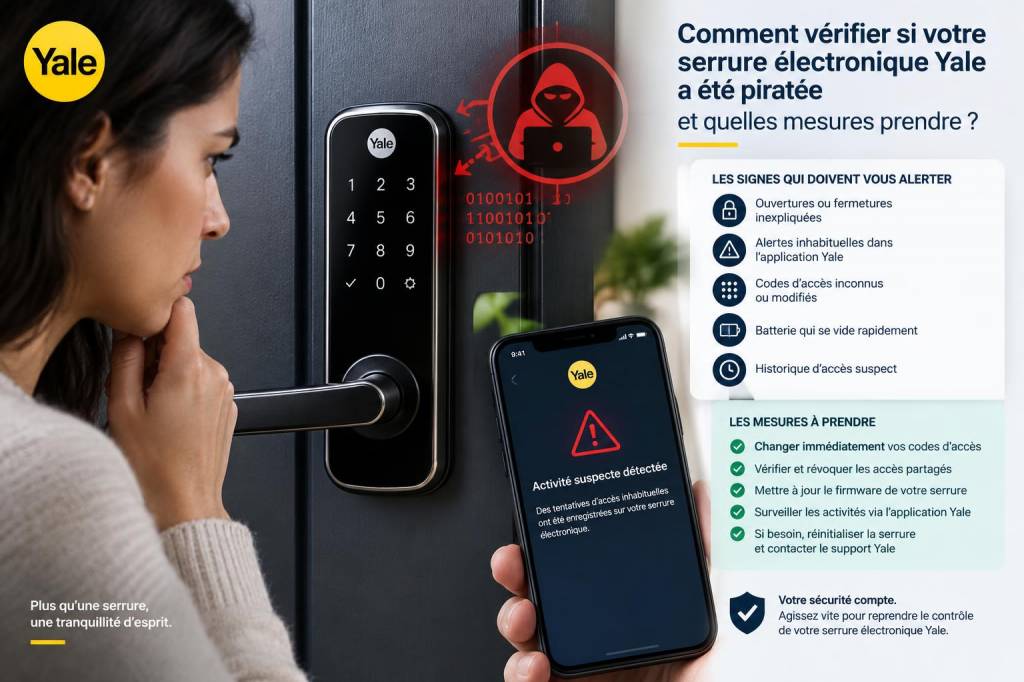 Comment vérifier si votre serrure électronique yale a été piratée et quelles mesures prendre