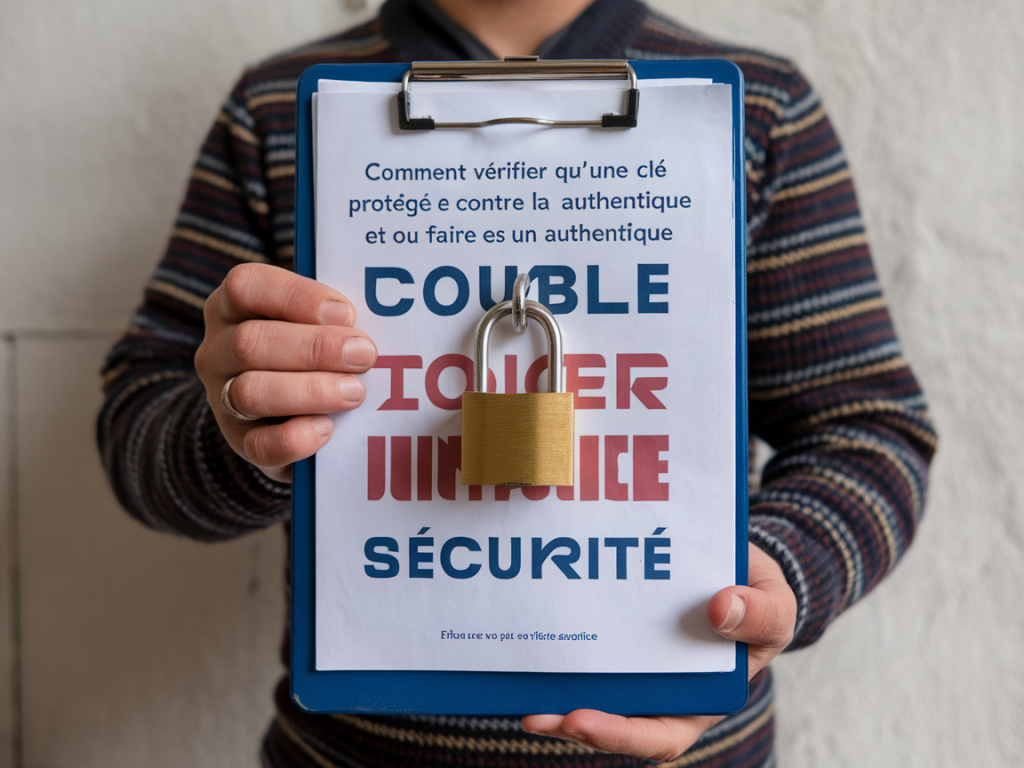 Comment vérifier qu'une clé protégée contre la copie est authentique et où faire un double en toute sécurité