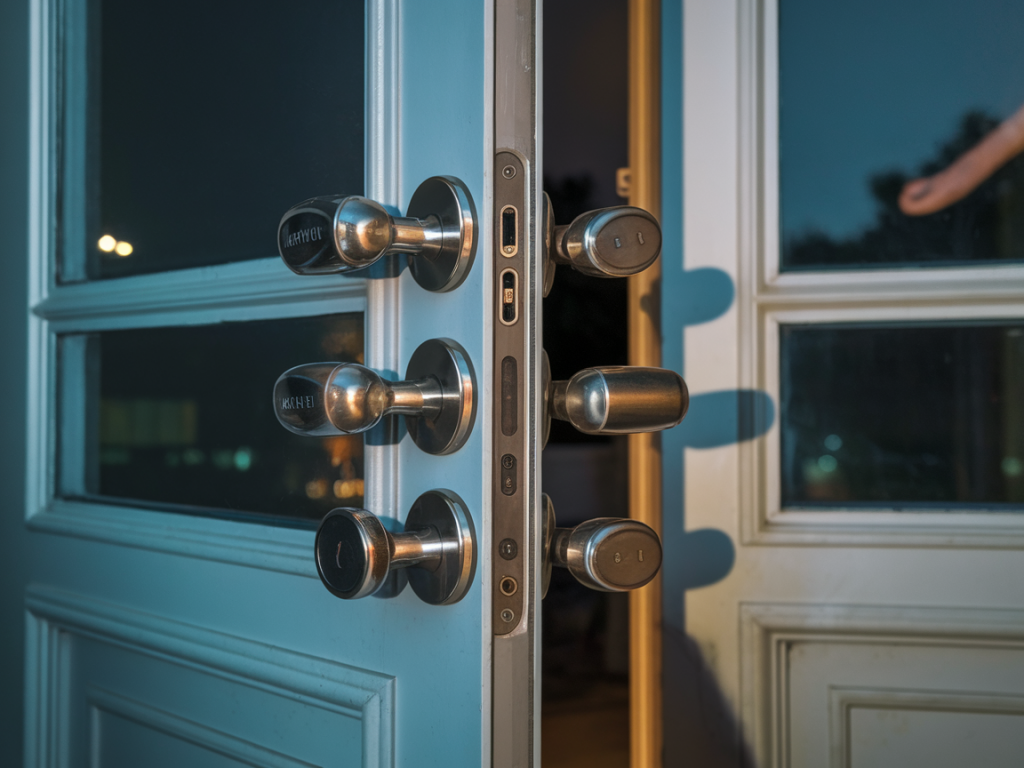 Urgence porte claquée la nuit : quelles solutions pas à pas pour ouvrir sans abîmer une serrure multipoints