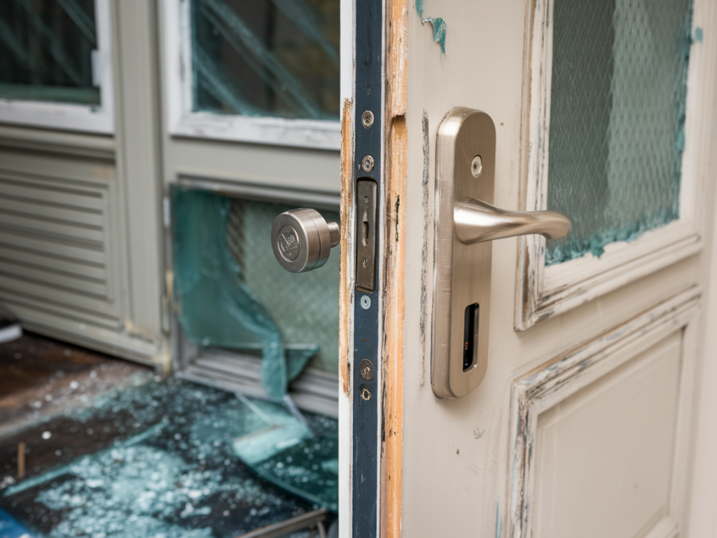 Que faire si le cylindre de votre porte tourne dans le vide après une tentative d’effraction